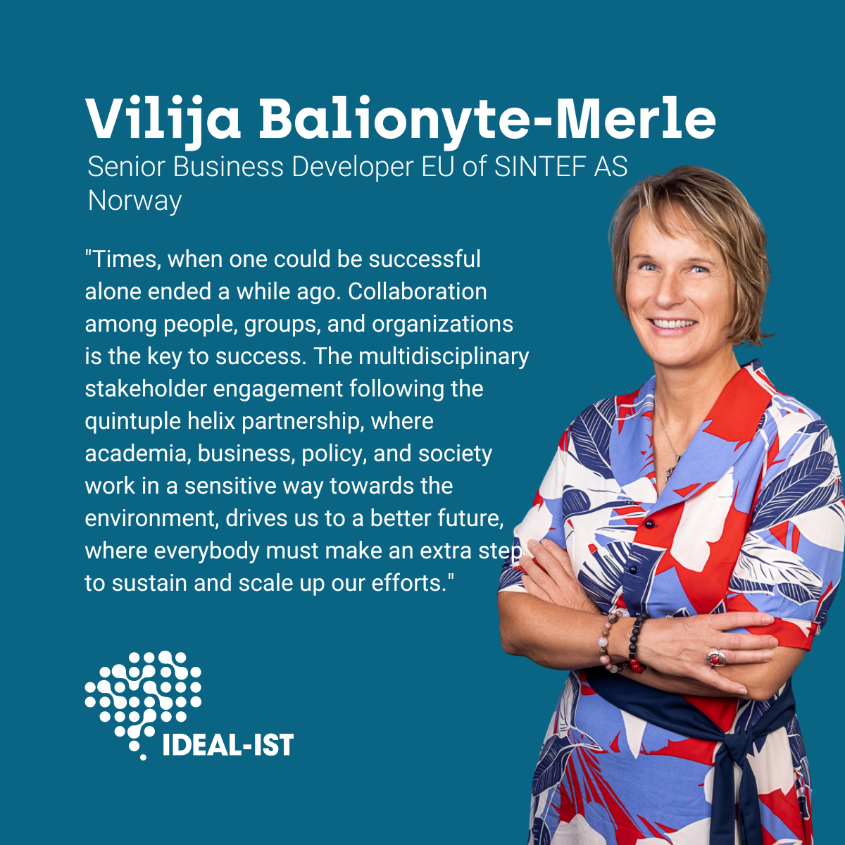 Success story from Vilija Balionyte-Merle, Norway