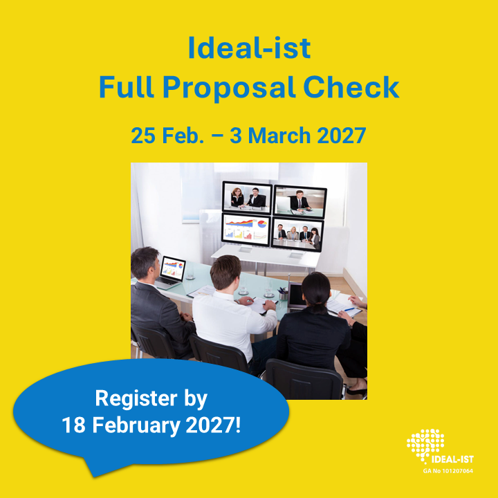 Ideal-ist FPC from 25 February to 3 March 2027! Register by 18 February 2027!