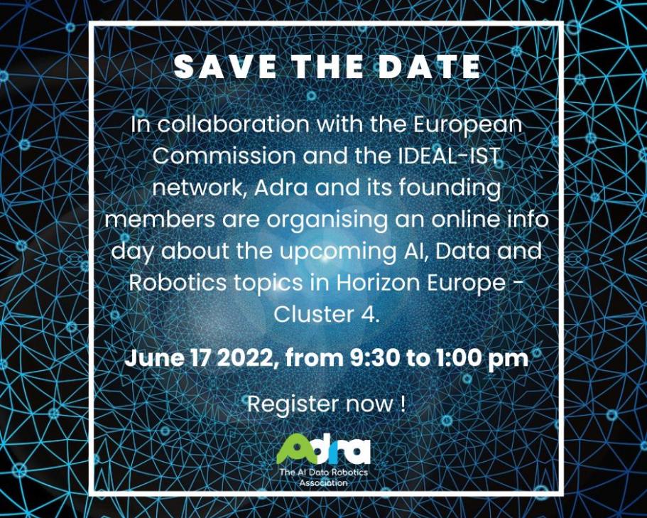 Horizon Europe Info Day: Cluster 4 AI, Data and Robotics